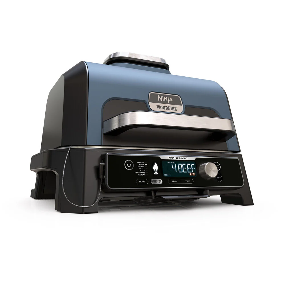 Ninja  Woodfire Pro Connect XL Electric BBQ grill - sort