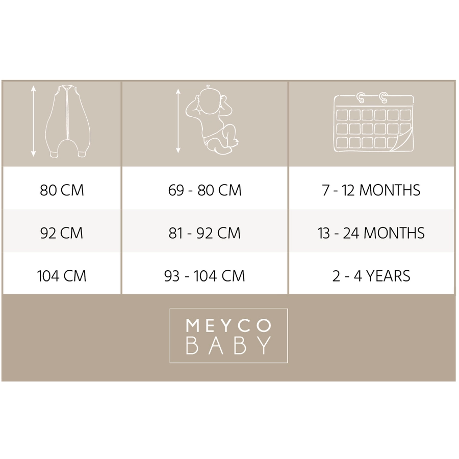 Meyco Schlafsack Jumper Animal