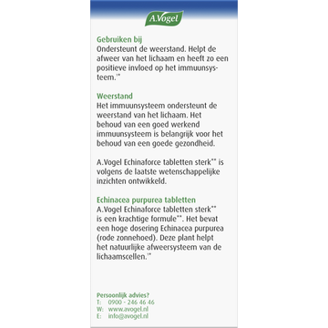 A. Vogel Echinaforce forte tabletten, 60 stuks