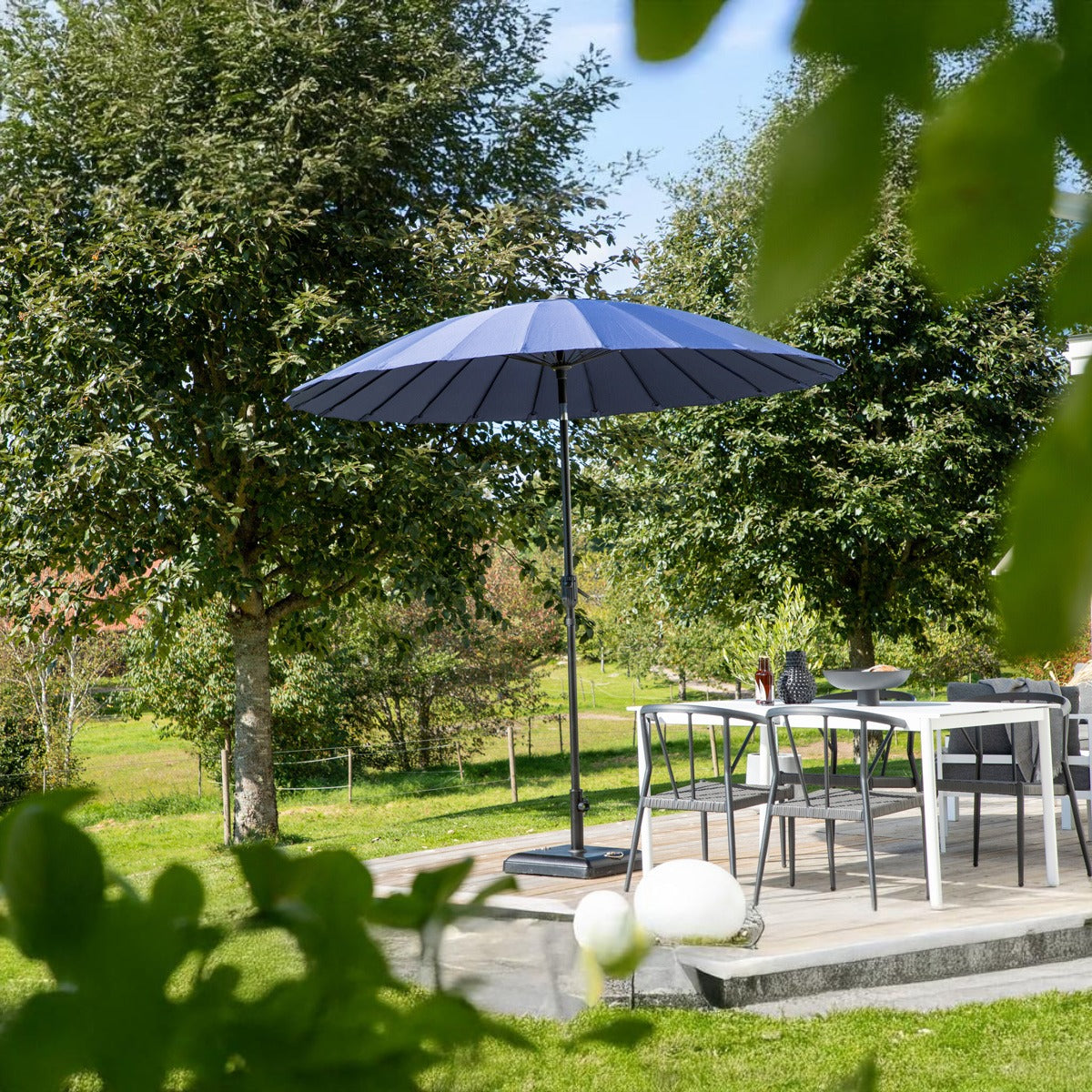 FjÃ´rd - Parasol Blauw 270cm - Tilt - Palmetto