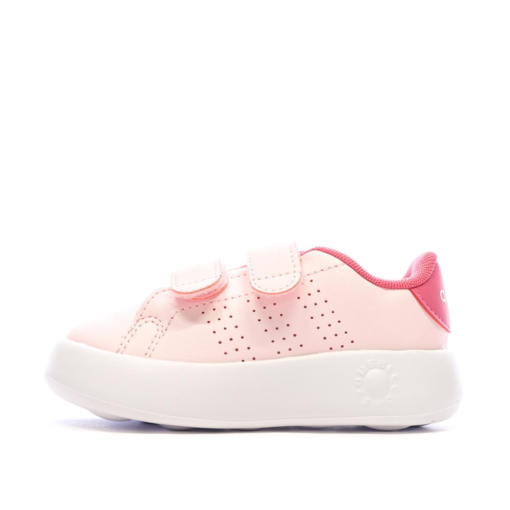 Adidas Baskets Rose Fille Adidas Advantage Cf I