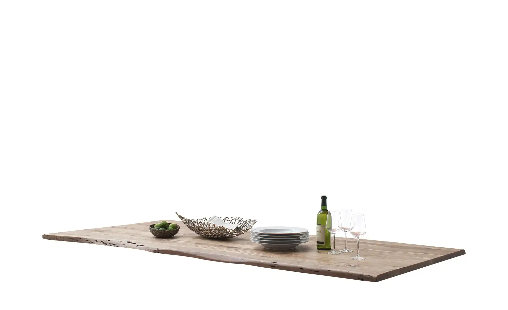 Dine + Mine Tischplatte mit Baumkante SigNature One