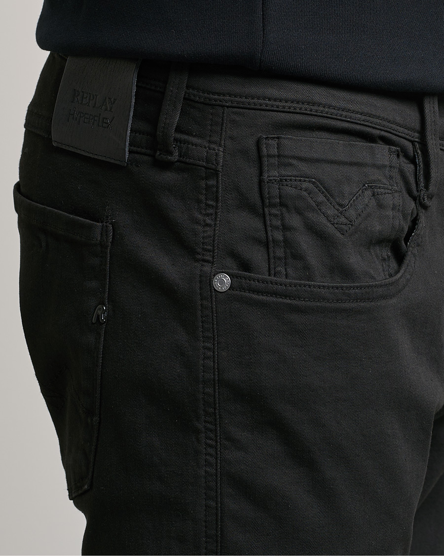 Replay Anbass Hyperflex X.Lite 5-Pocket Pants Black