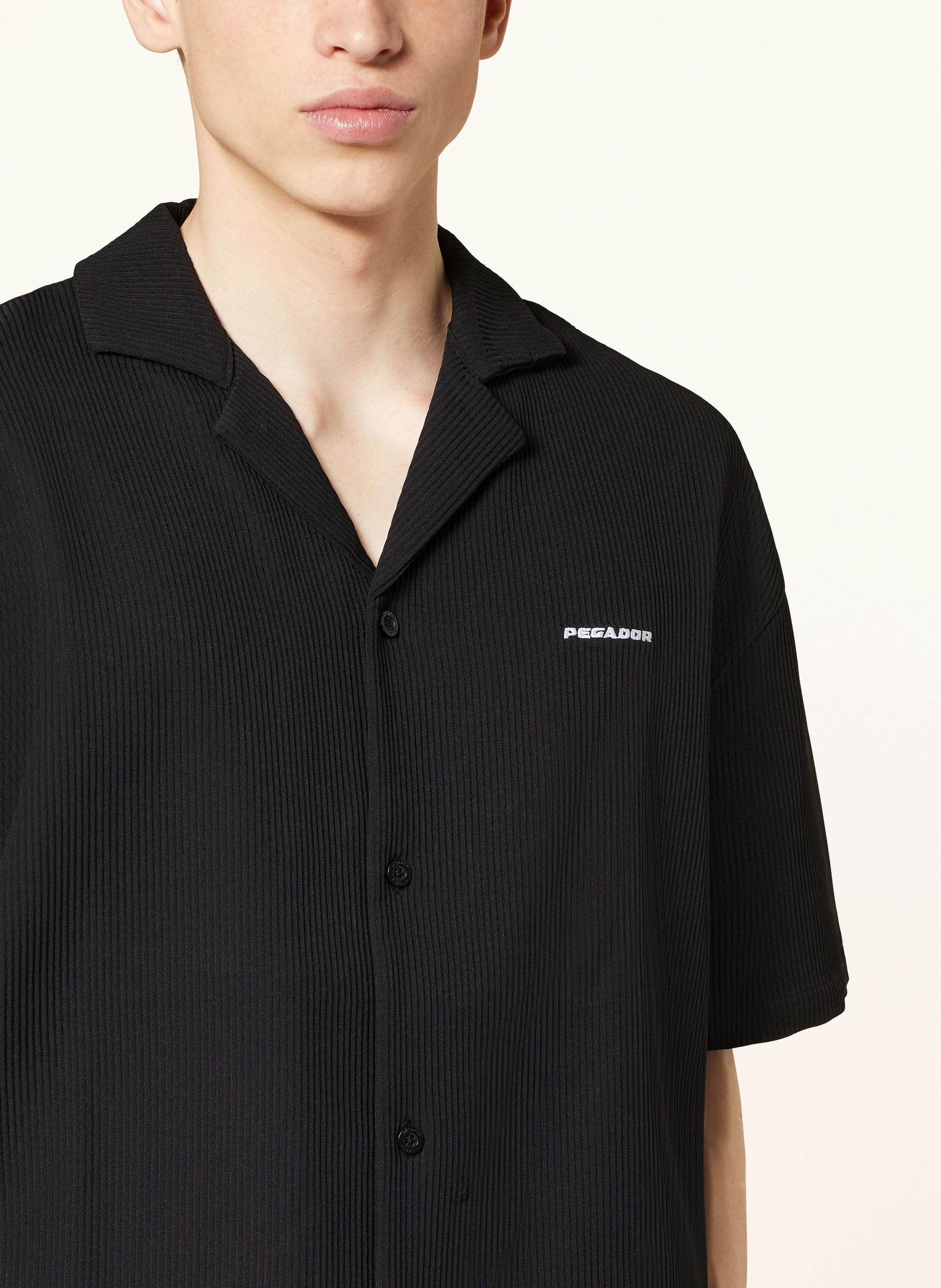 PEGADOR Resorthemd TROY Comfort Fit mit Plissees