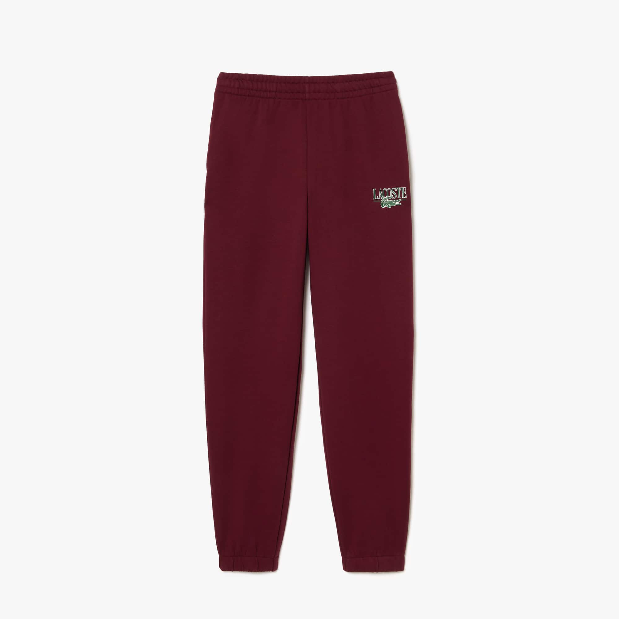 Pantalon de survêtement Jogger imprimé Lacoste Pantalons de survêtement - Rouge - Lacoste - Femme