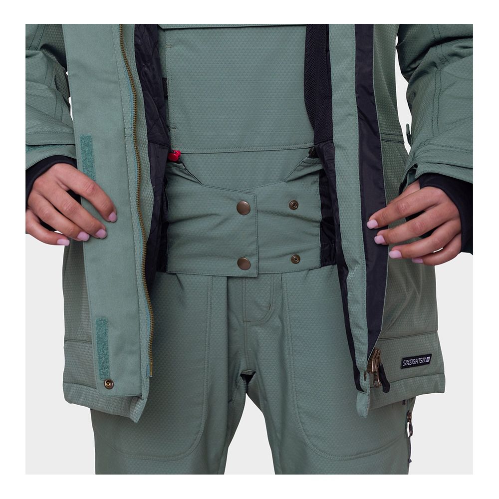 686 SPIRIT - Veste ski Femme cypress green jacquard