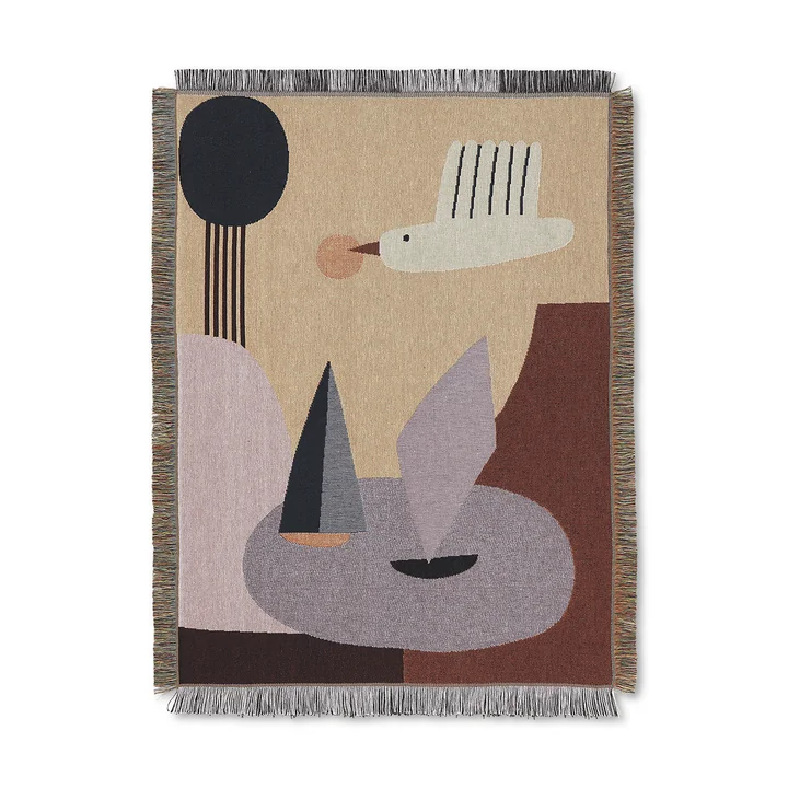 Ferm Living - Bird Kinder Wanddecke, multi