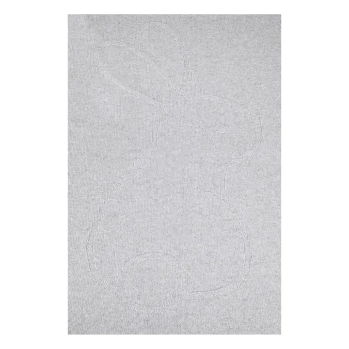 Tartine et Chocolat Plaid en cachemire Lapin | Gris chiné
