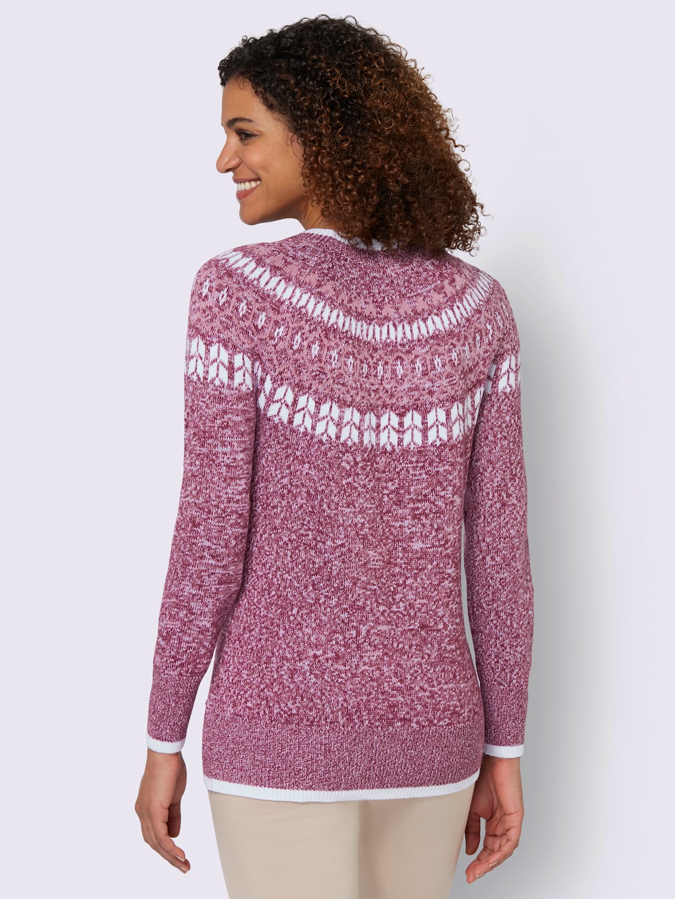 Pull norvégien pur coton