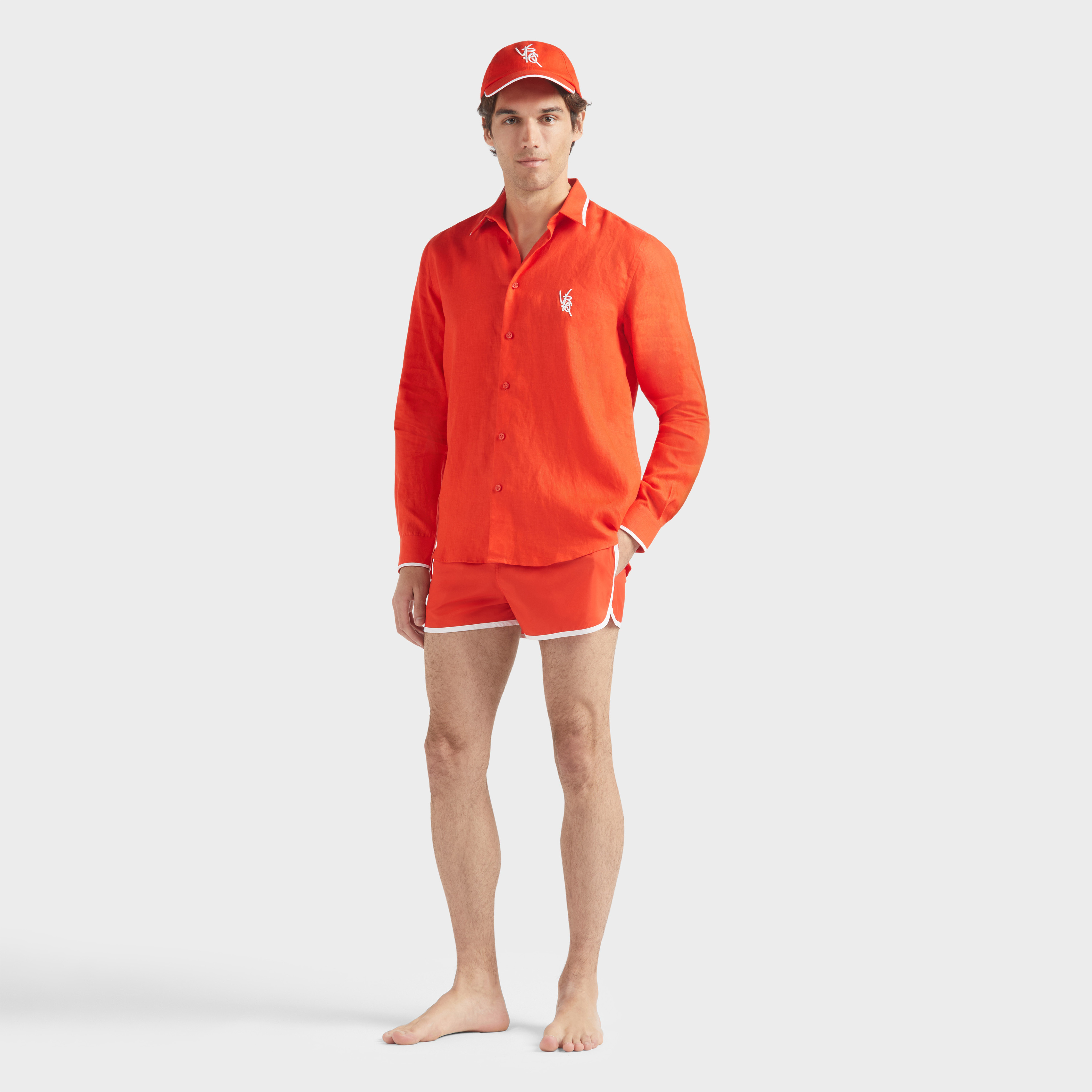 Maillot de bain homme ultra-léger et pliable uni