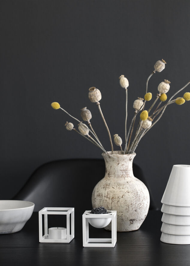 Audo Copenhagen Kubus T, Candle Holder, White White