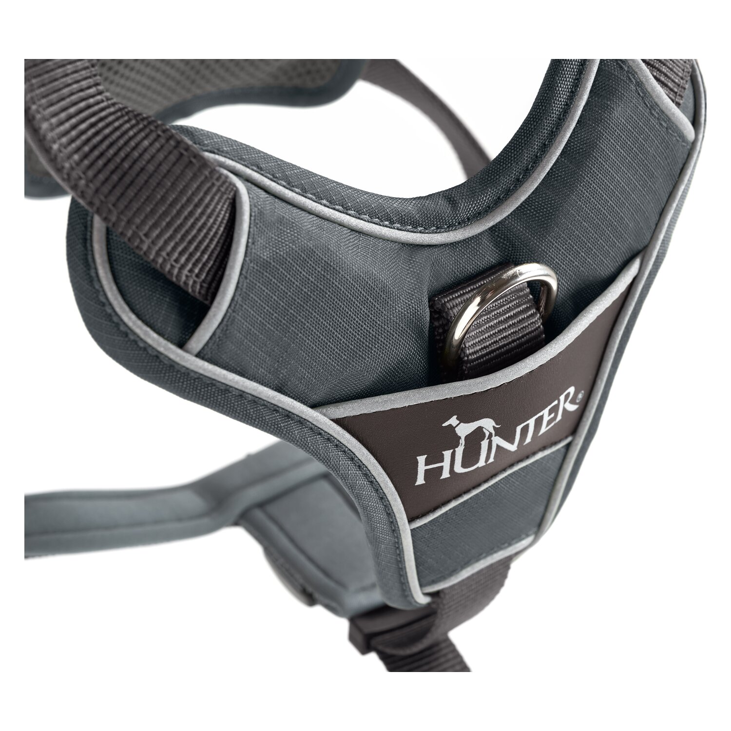 HUNTER Geschirr Divo - grau/grau