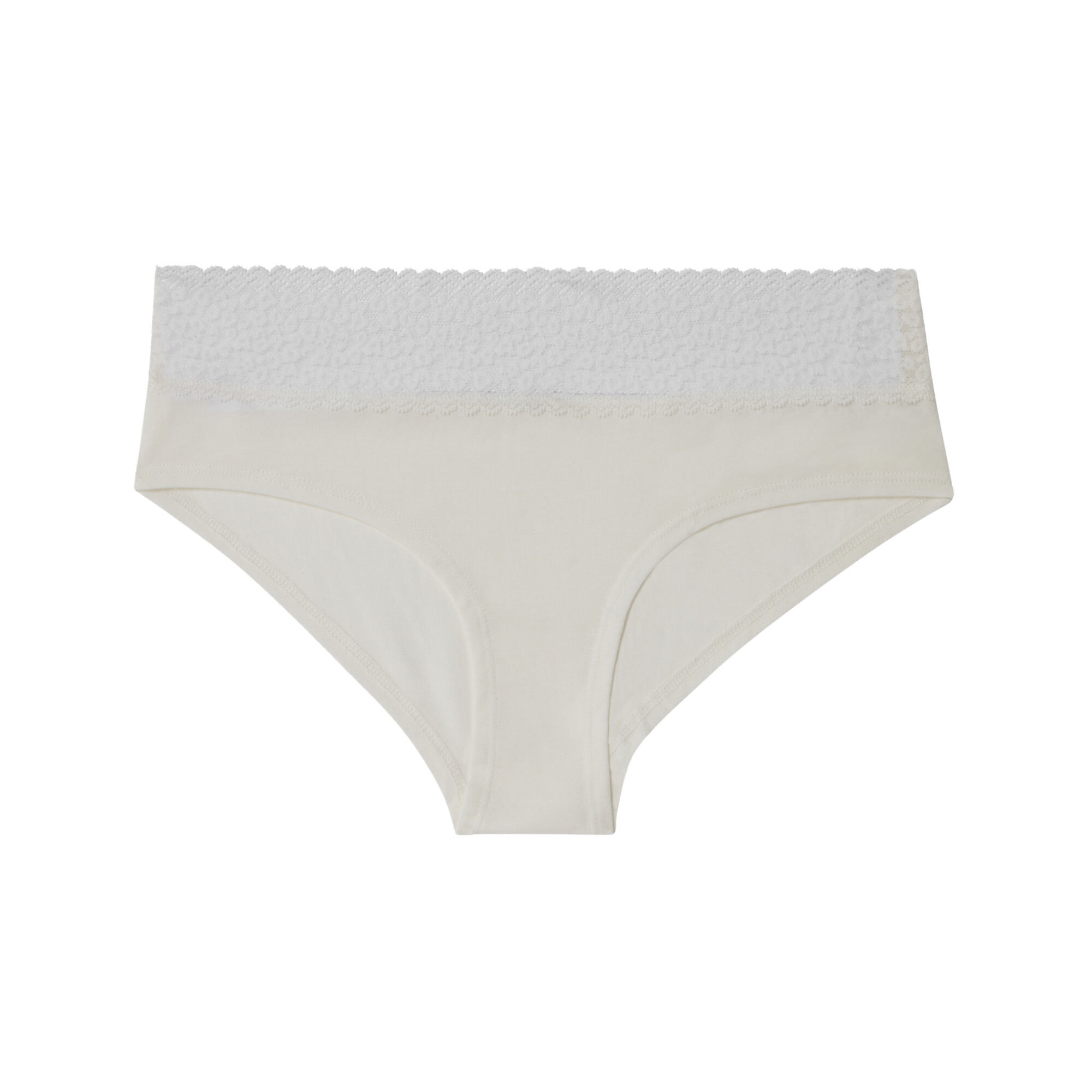 Shorty uni avec dentelle