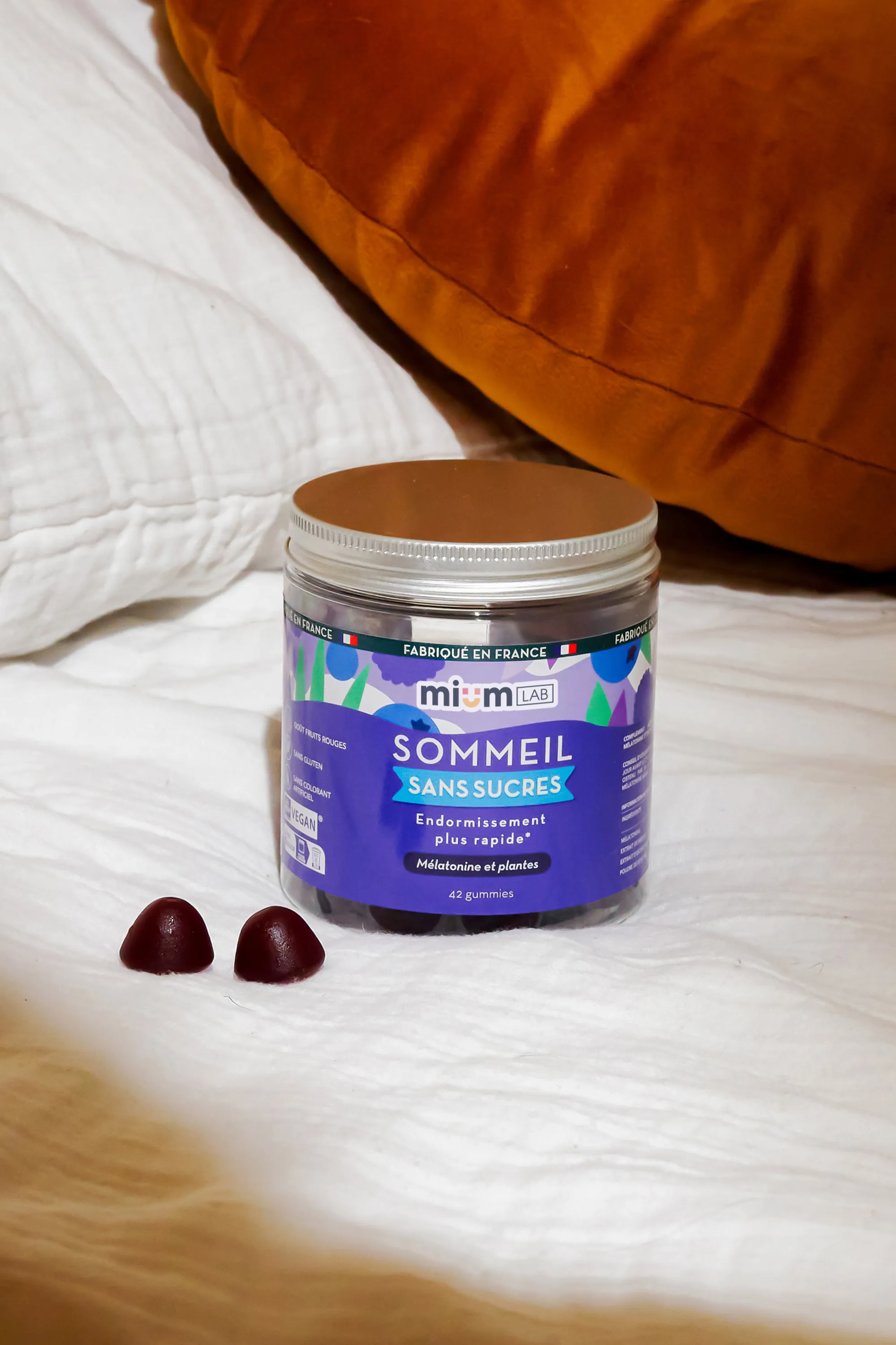 Mium Lab ex Les Miraculeux Compléments alimentaires gummies Sommeil sans sucres-100 g