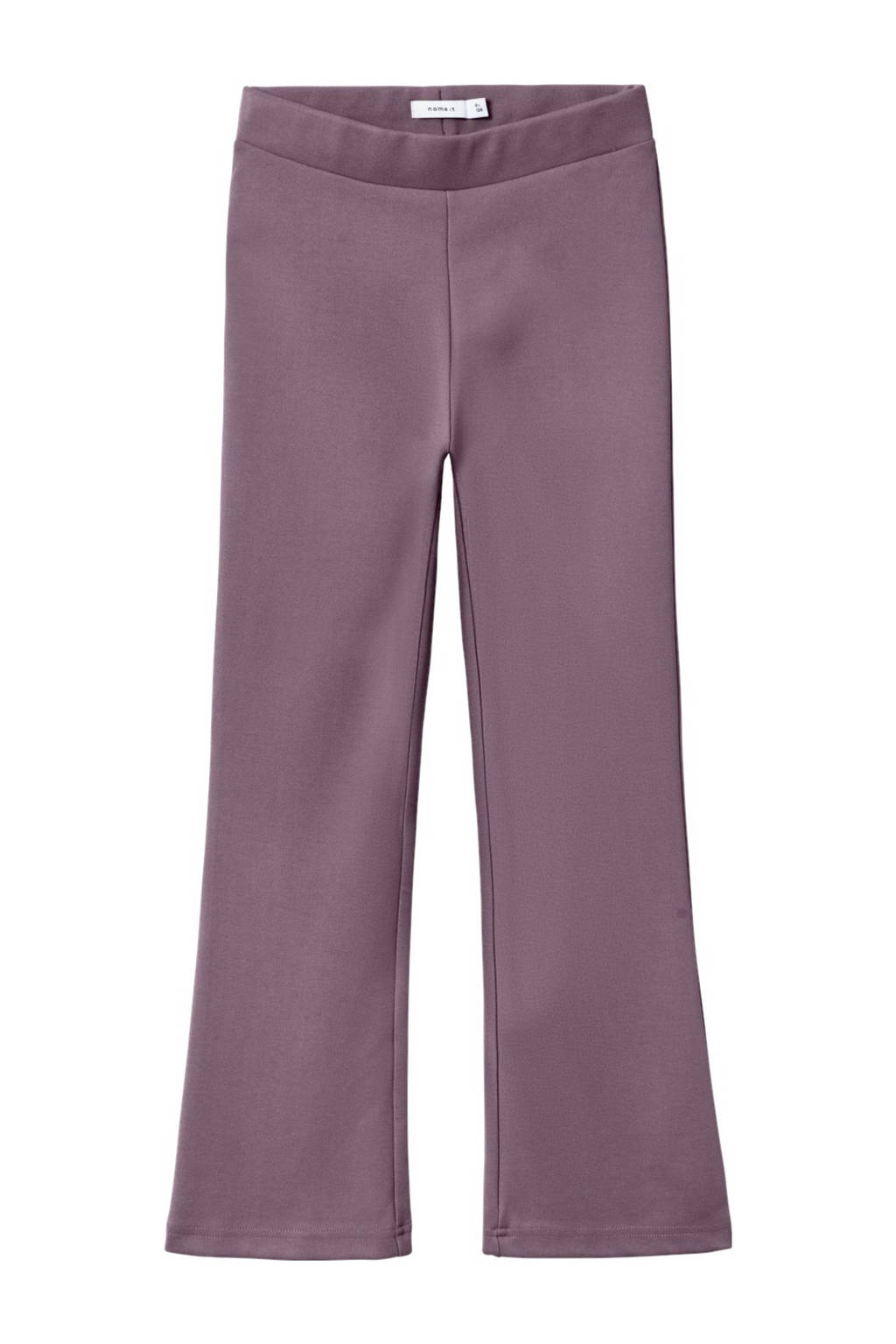 NAME IT high waist flared broek NKFFRIKKALI paars