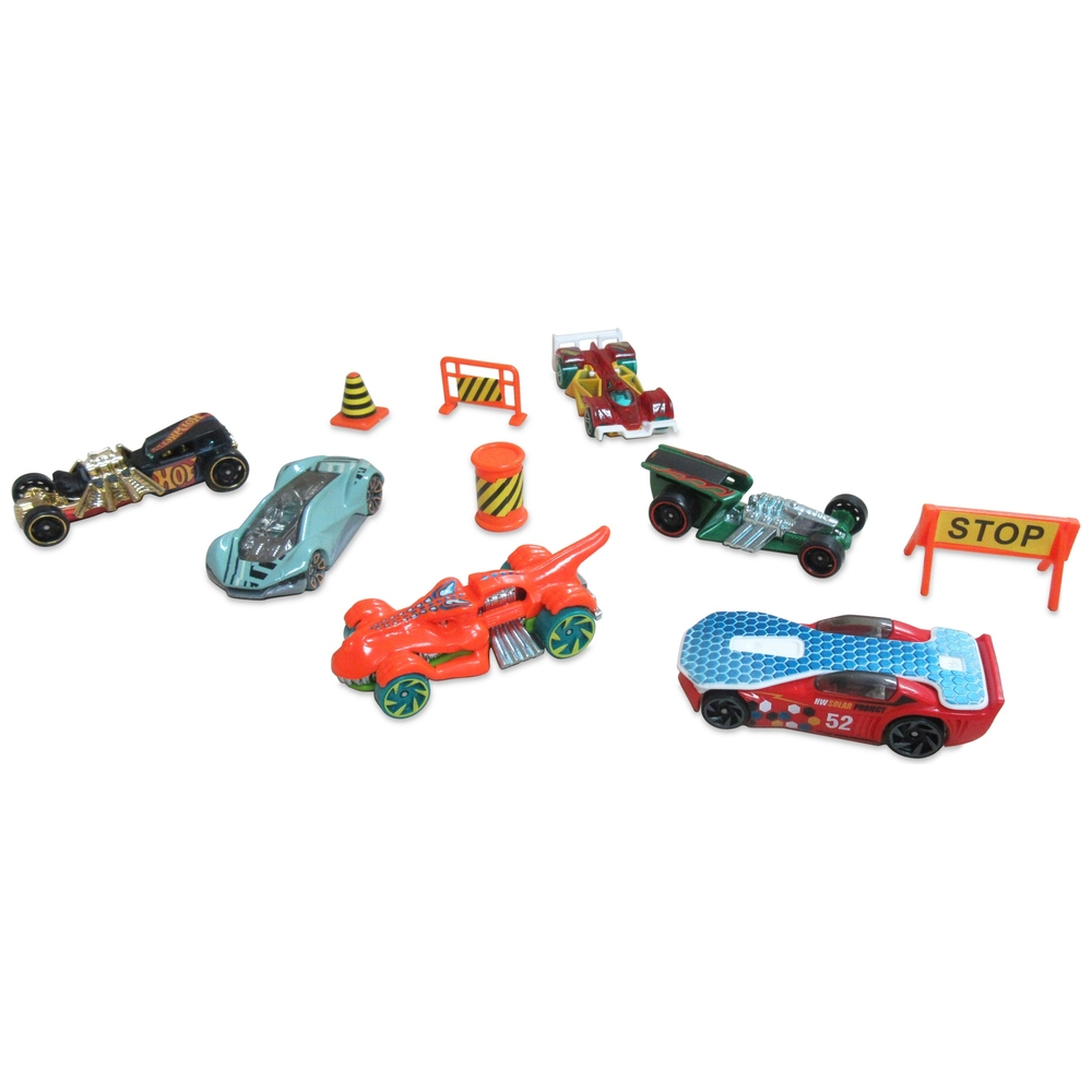 Hot Wheels Transporter 65 America Tragekoffer-LKW mit 6 Autos