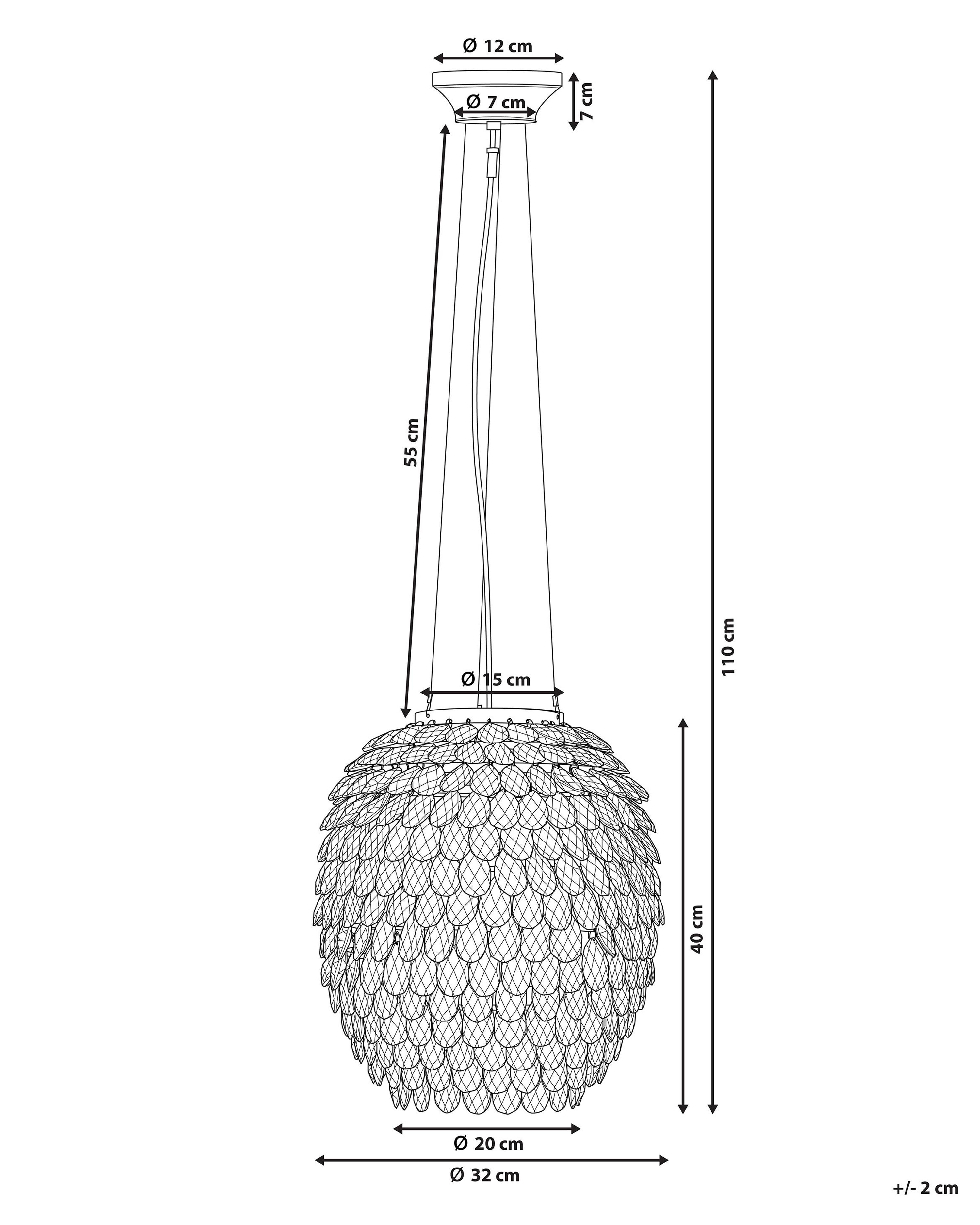 Hanglamp SAUER Zilver