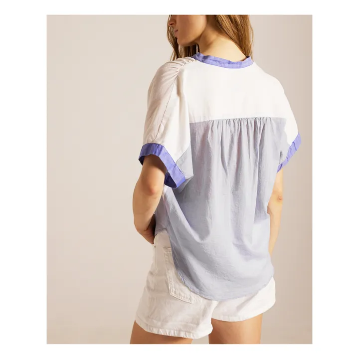 Sacrécoeur Blouse Louison Patchwork | Bleu