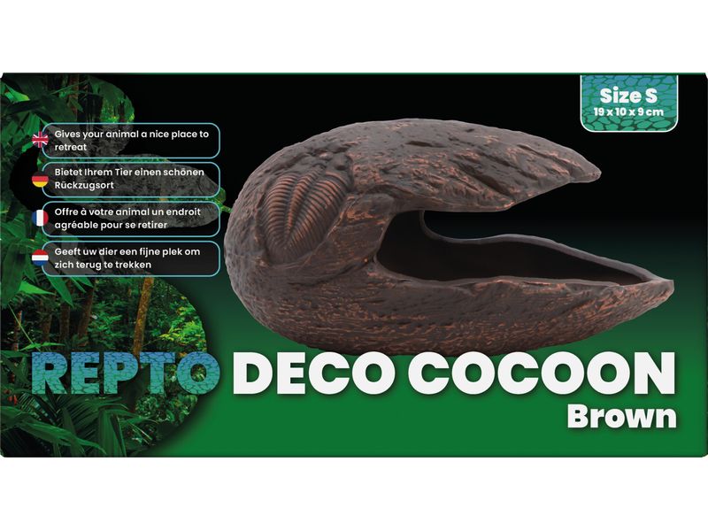 Repto Deco Cocoon Braun S Versteck für Reptilien und Amphibien