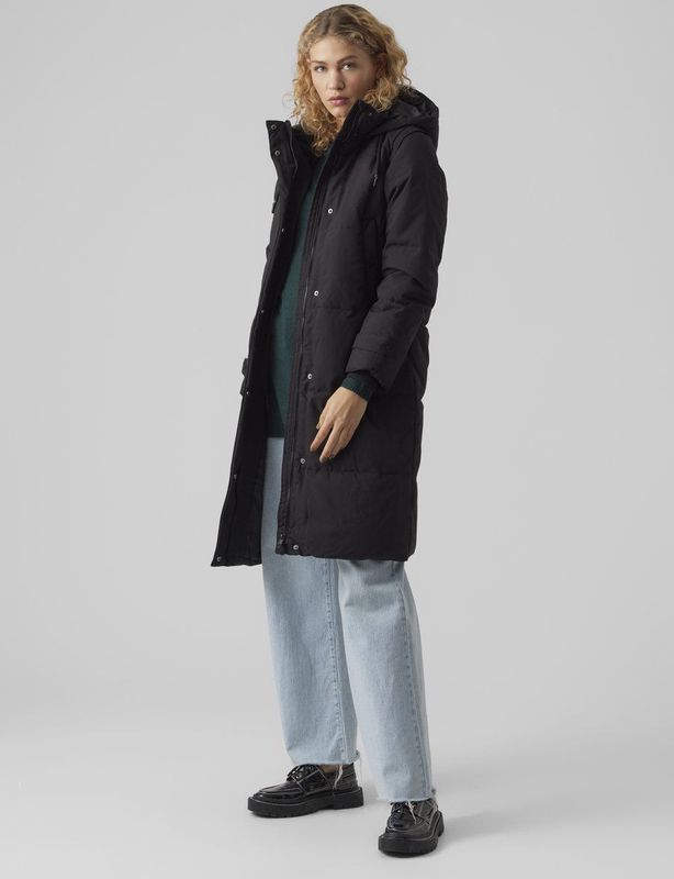 Vero Moda - VMMARGARET LONG COAT GA - Dames Jas - Zwart