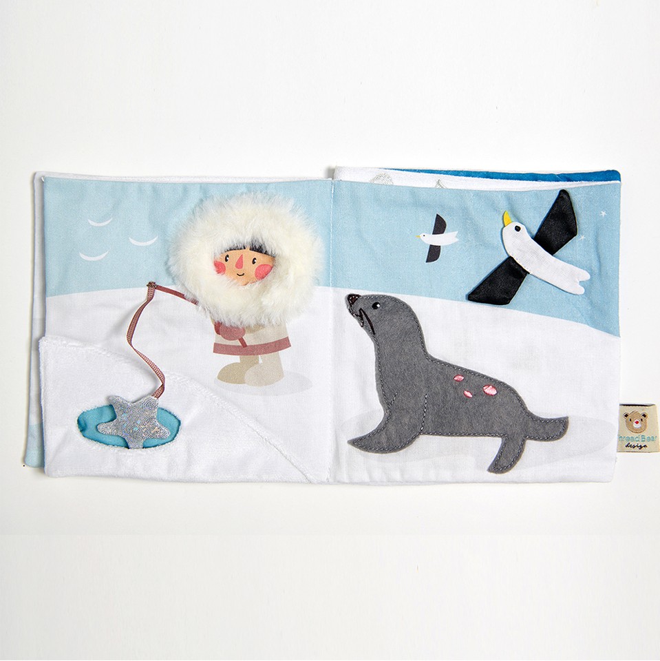 Threadbear - Baby aktivitetsbog - Polarvenner