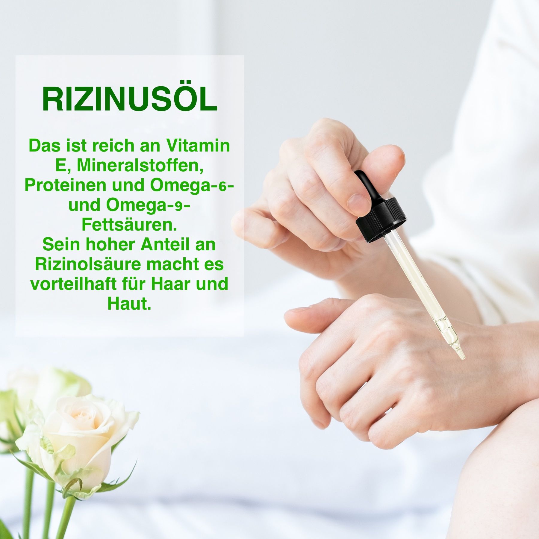 ALIVER Rizinusöl Haaröl für Haarpflege und Haarwachstum