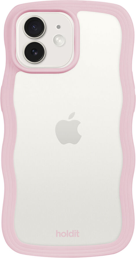 HoldIt Wavy Case iPhone 12/12 Pro Lyserød