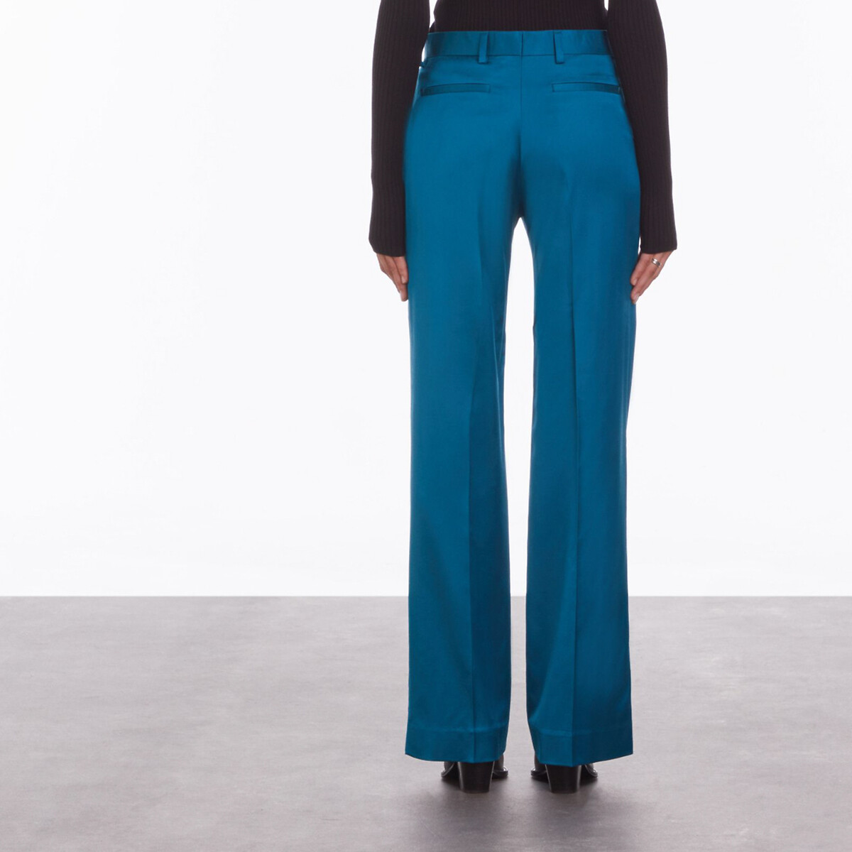 THE KOOPLES<br>Calças de alfaiataria retas AZUL ESCURO