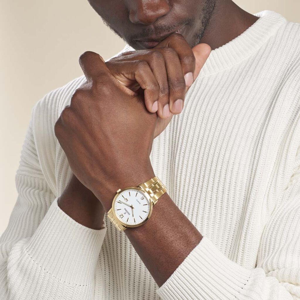 Montre Classique Blanc