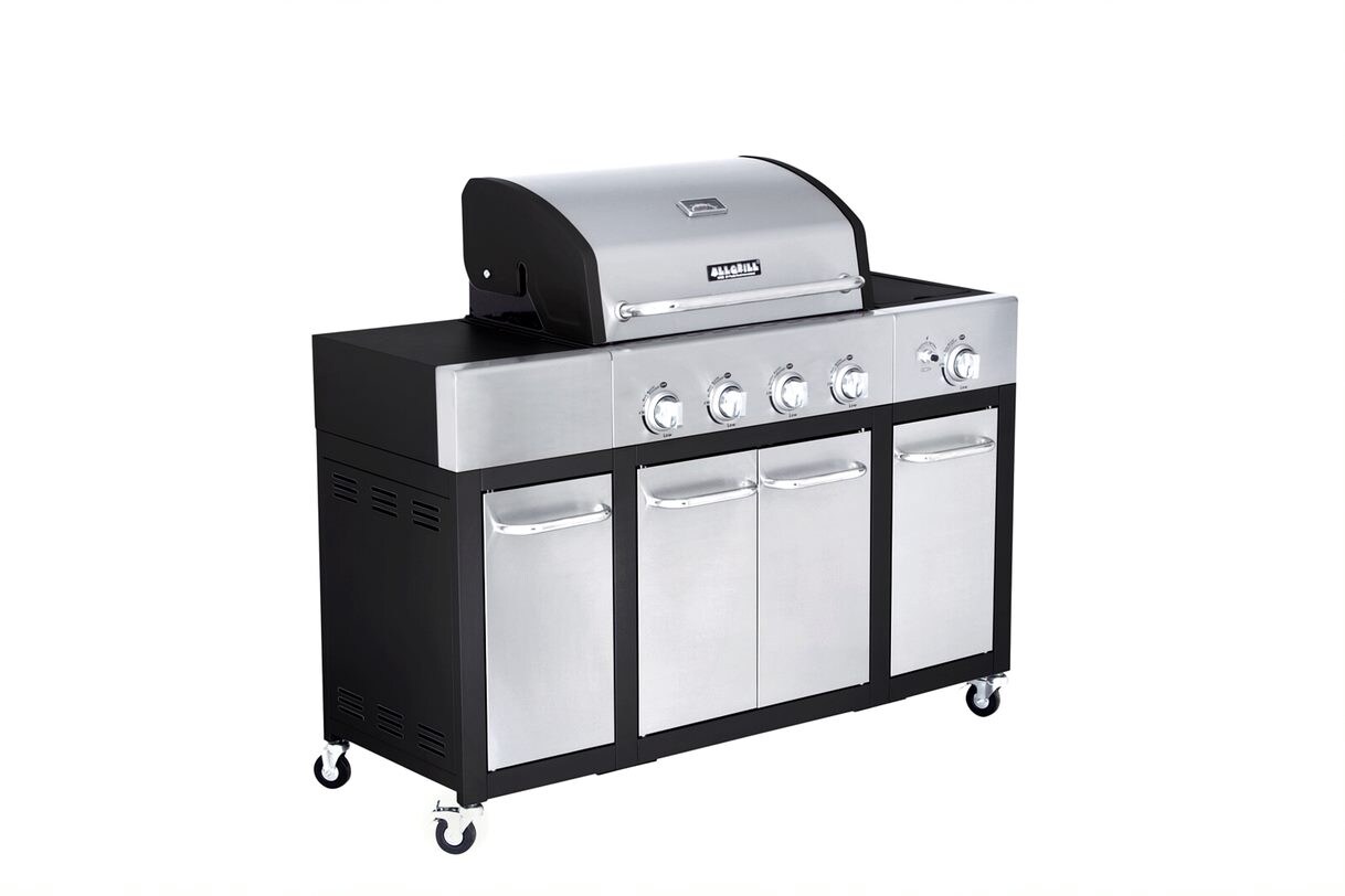 ALLGRILL Gasgrill MAJOR inkl. Seitentischen