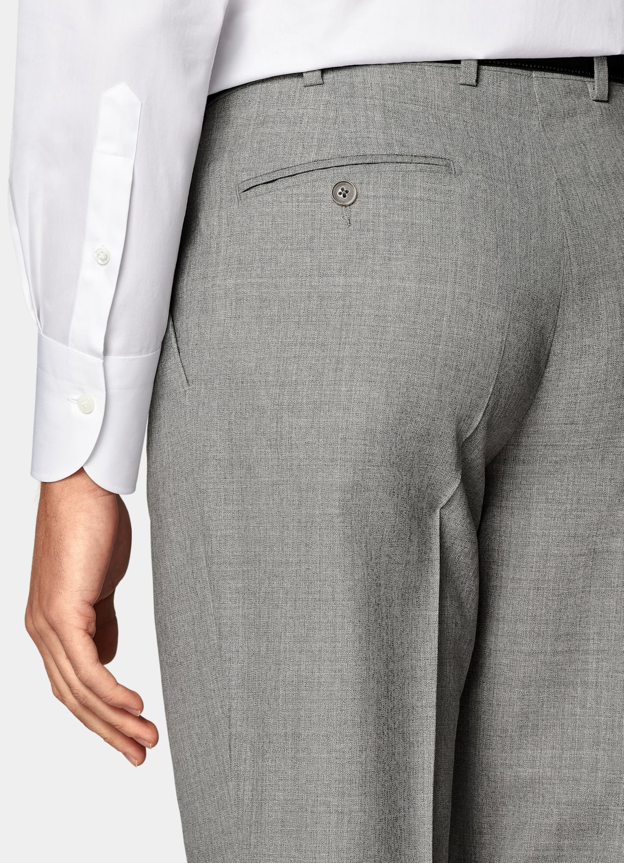 Costume Perennial Lazio coupe Tailored gris clair