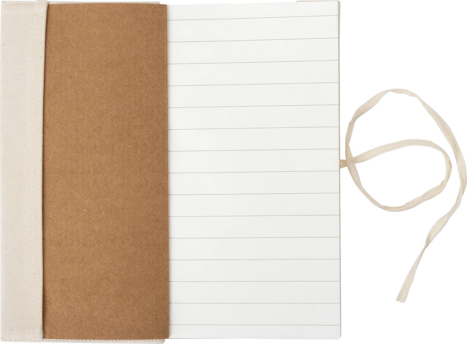 Intratuin notitieboek Canvas beige 21 x 14,5 cm