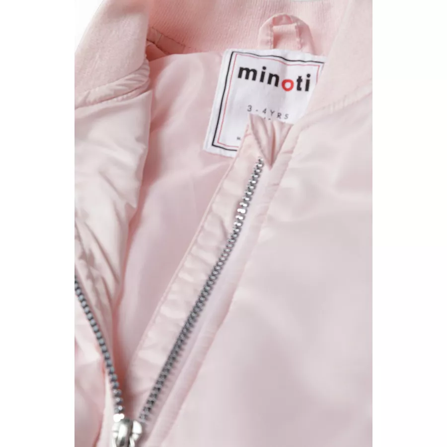 MINOTI Bomberjacke im Satinlook Rosa