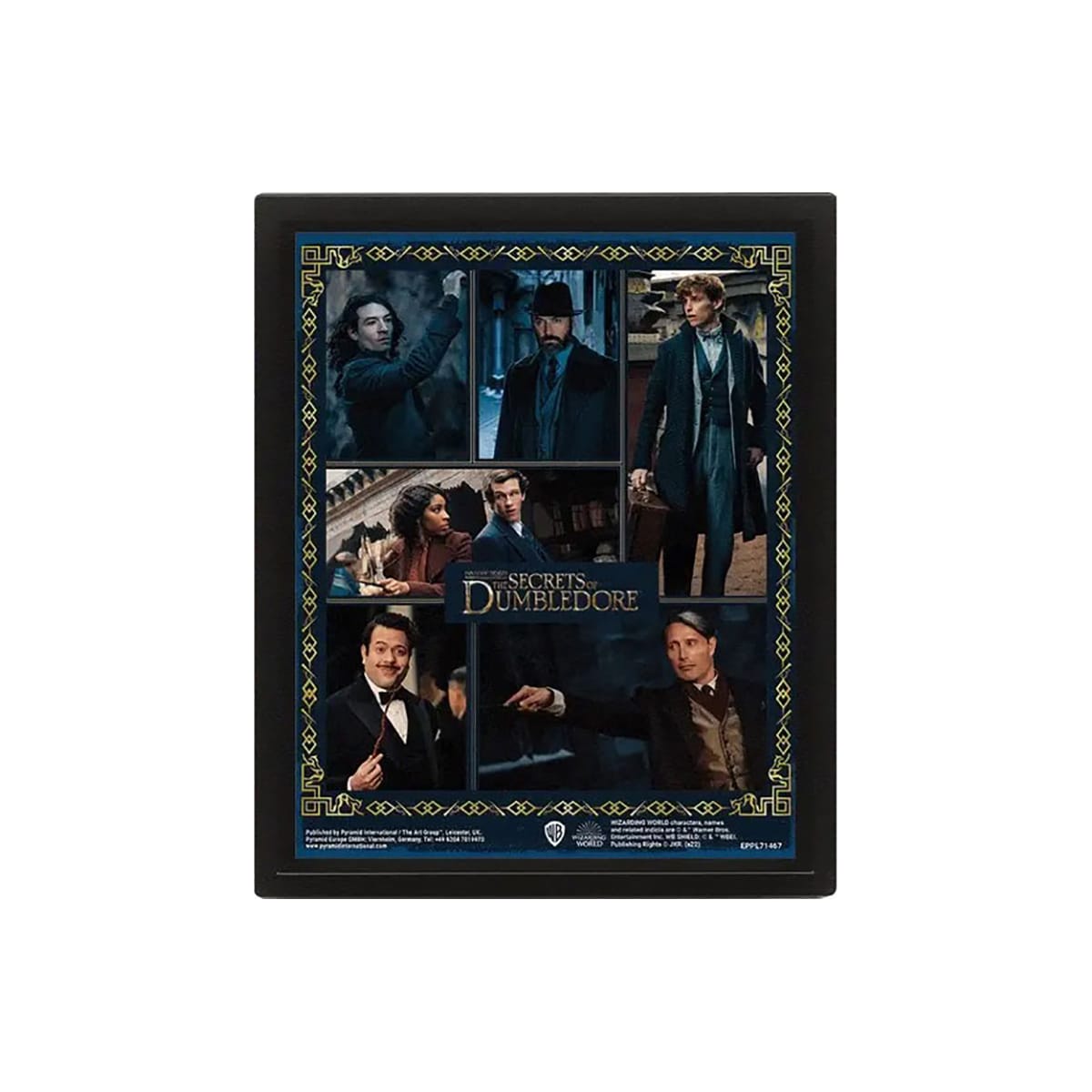 Pan Vision Fantastic Beasts 3D-plakat (Dumbledore)