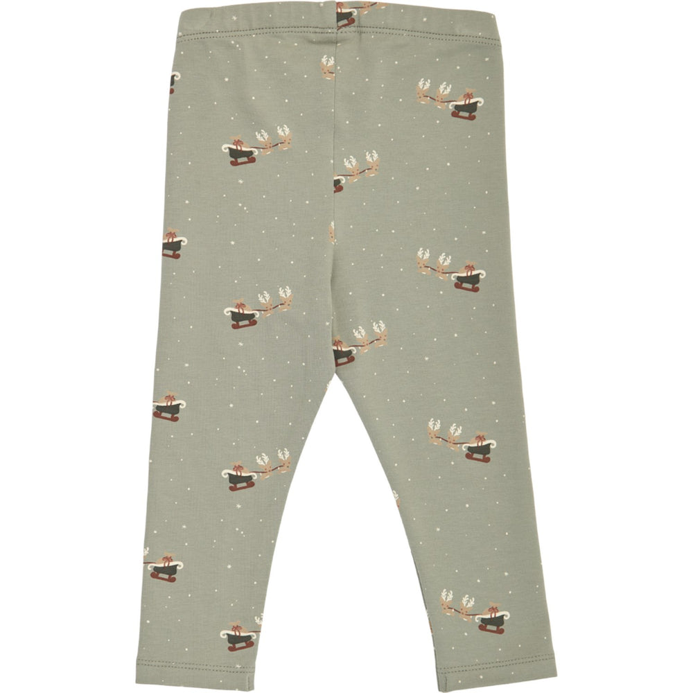 Køb Müsli Shadow/ Deep Green/ Balsam Cream Christmas Leggings Baby