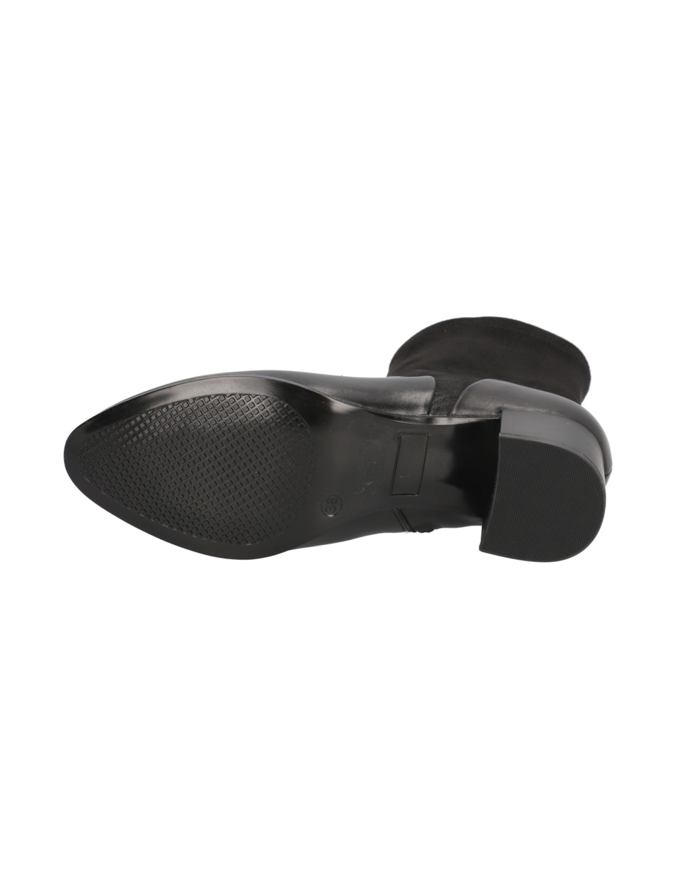 Lederkombination Stiefelette