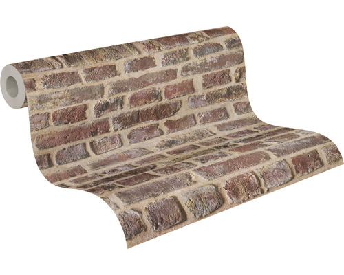 Behang 30219-1 Baksteenroodbruin