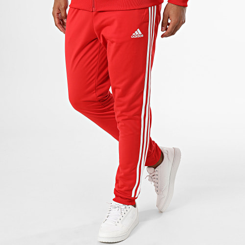 Ensemble De Survetement A Bandes 3 Stripes IJ6056 Rouge