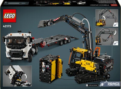 LEGO Technic 42175 Volvo FMX-trailer og EC230 el-gravemaskin