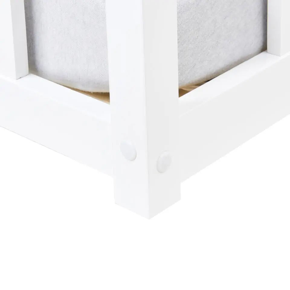 MEYMAC - Kinderbed - Wit - 90 x 200 cm - Dennenhout