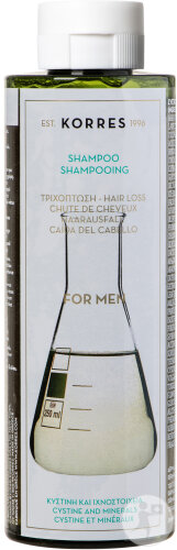 Korres Shampoing Anti-Chute Homme Cystine Et Minéraux Flacon 250ml