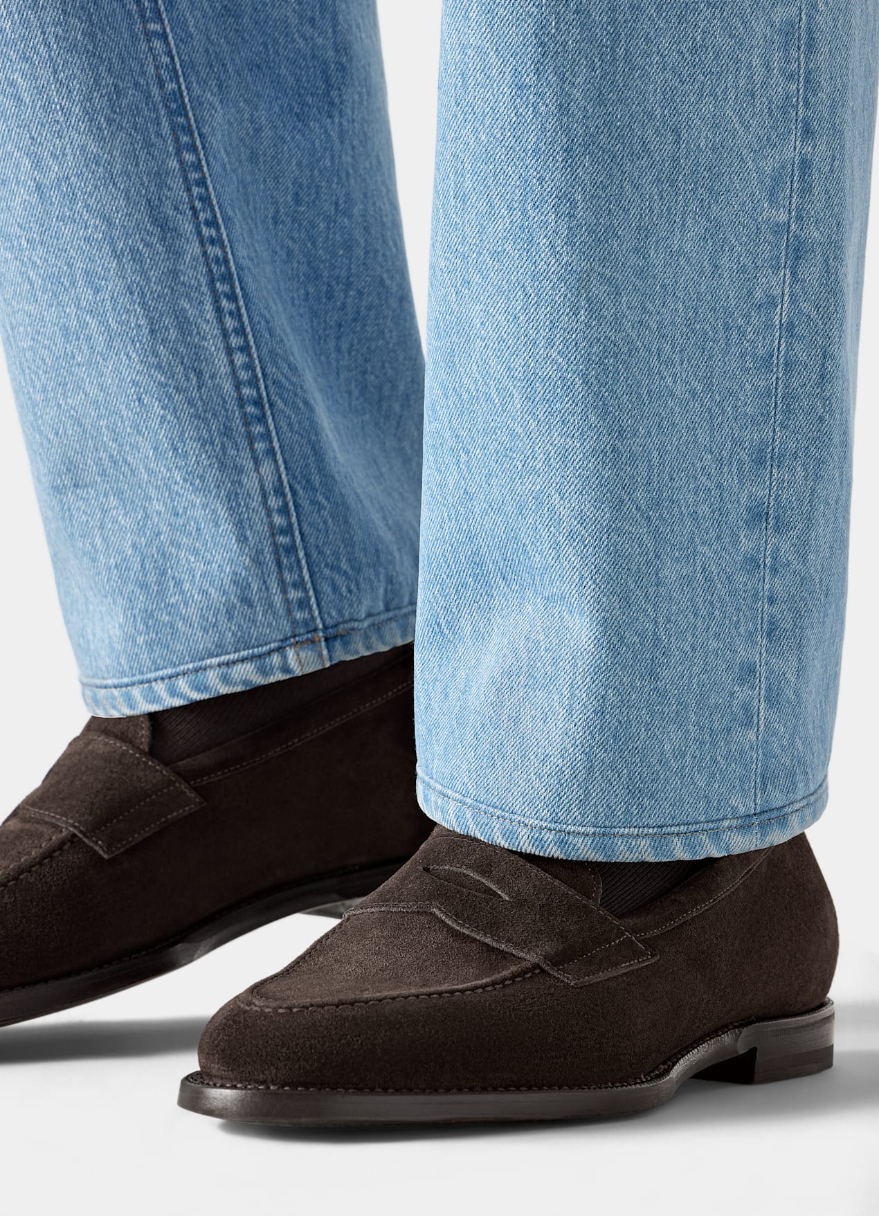 Mocassins Penny marron foncé - Fabrication italienne
