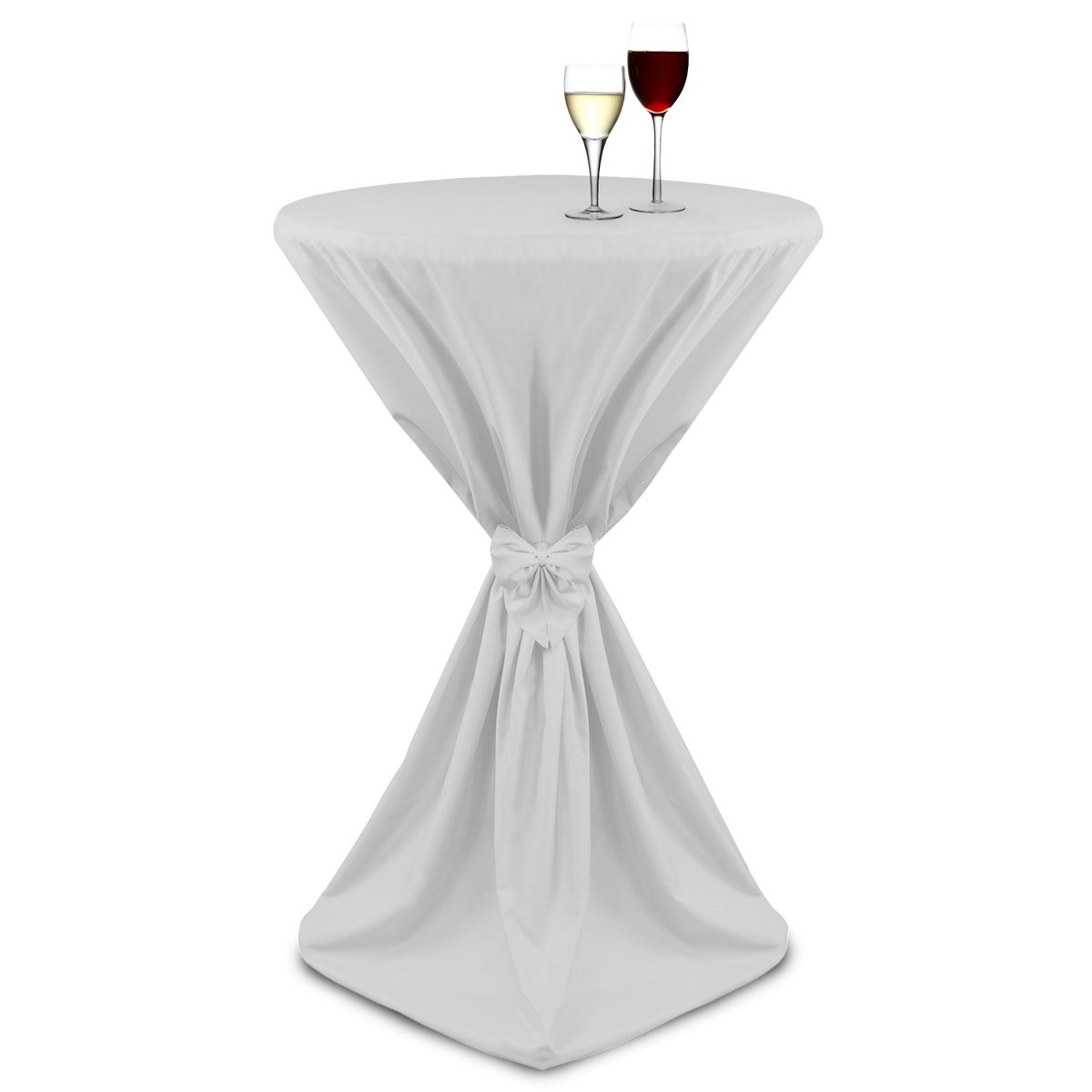 Beautissu Giulia statafelhoes Ø 60 cm wit
