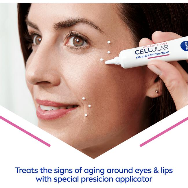 NIVEA CELLular Hyaluron Anti-Age Oogcontour Crème 15 ML