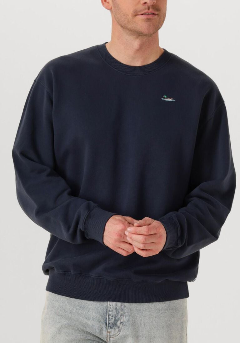 donkerblauwe forét sweater duck sweatshirt