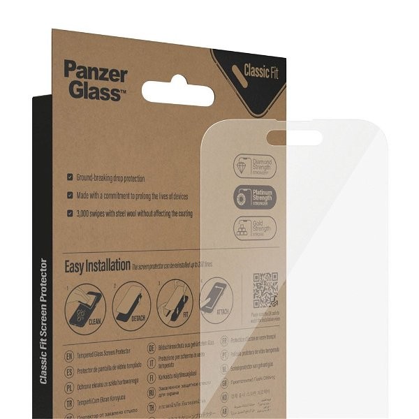 PanzerGlass - Skærmbeskyttelse Apple iPhone 14 Pro - Classic Fit