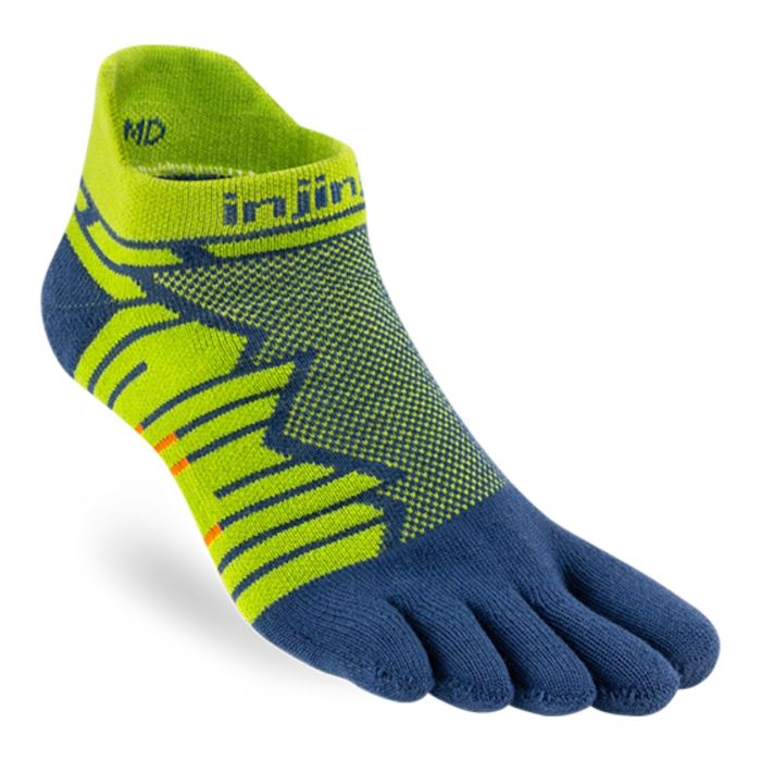 Injinji Unisex Strømper Ultra Run Mid Weight No-show Grøn