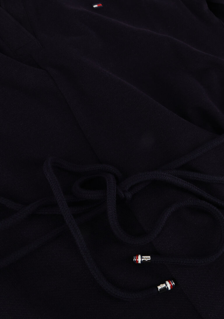 TOMMY HILFIGER donkerblauwe tommy hilfiger midi jurk opn plkt lyll polo dress