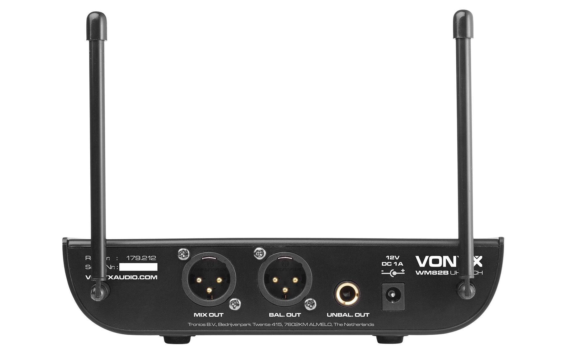 WM82 Set<br>UHF-2-Kanal-Mikrofon Set mit Handmikrofon