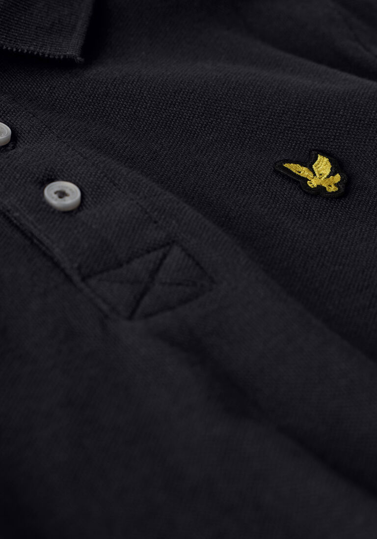 LYLE & SCOTT donkergrijze lyle & scott polo classic polo shirt